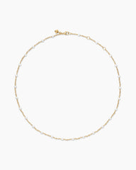 Pearl Classics Station Necklace in 18K Yellow Gold, 3.5mm