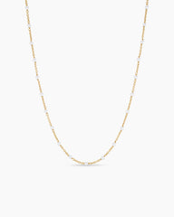 Pearl Classics Station Necklace in 18K Yellow Gold, 3.5mm