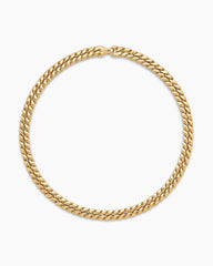 Curb Chain Necklace in 18K Yellow Gold, 11.5mm