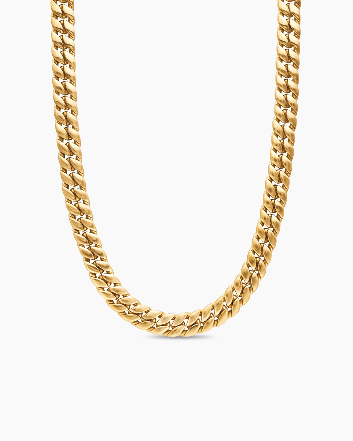 Curb Chain Necklace in 18K Yellow Gold, 11.5mm
