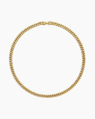 Curb Chain Necklace in 18K Yellow Gold, 8mm
