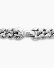 Curb Chain Necklace in Platinum, 8mm