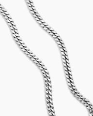 Curb Chain Necklace in Sterling Silver, 8mm