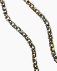 Streamline® Oval Link Necklace in 18K Yellow Gold with Forged Carbon, 8.5mm