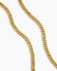 Curb Chain Necklace in 18K Yellow Gold, 6mm