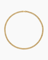 Curb Chain Necklace in 18K Yellow Gold, 6mm