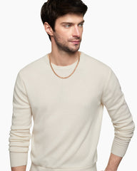 Curb Chain Necklace in 18K Rose Gold, 6mm