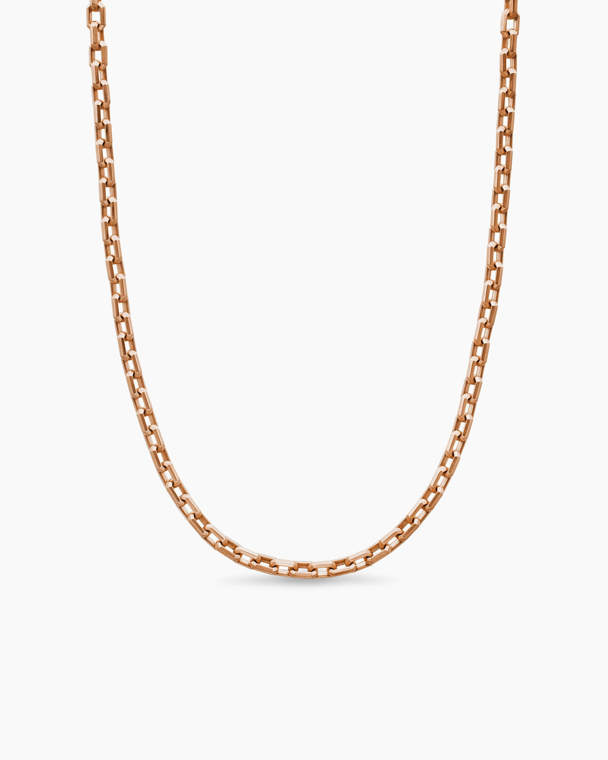 Streamline® Link Necklace in 18K Rose Gold, 5.5mm