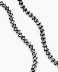 Armory® Necklace in Black Titanium with Diamonds, 7.5mm