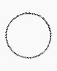 Armory® Necklace in Black Titanium with Diamonds, 7.5mm