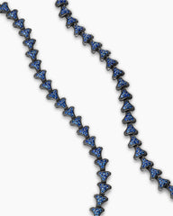 Armory® Necklace in Black Titanium with Sapphires, 7.5mm