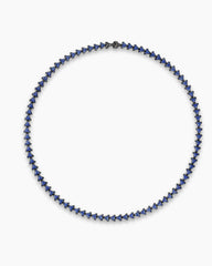 Armory® Necklace in Black Titanium with Sapphires, 7.5mm