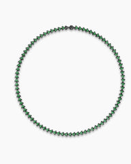 Armory® Necklace in Black Titanium with Tsavorites, 7.5mm