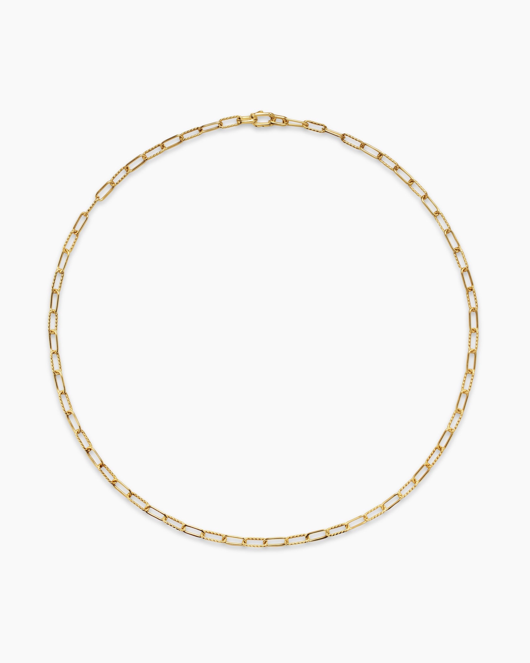 DY Madison® Chain Necklace in 18K Yellow Gold, 4mm