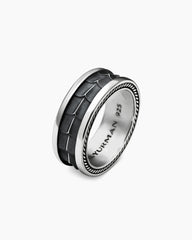 Armory® Band Ring in Sterling Silver, 9mm