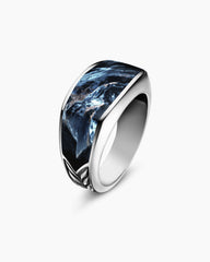 Streamline® Signet Ring in Sterling Silver with Pietersite, 13mm