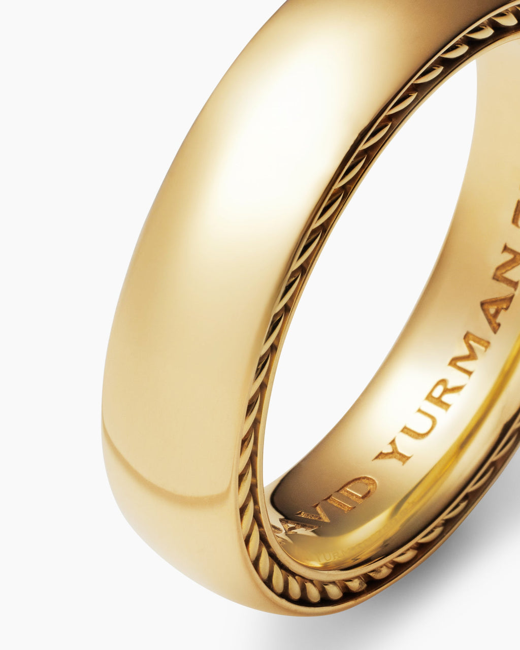 Streamline® Band Ring in 18K Yellow Gold, 6mm