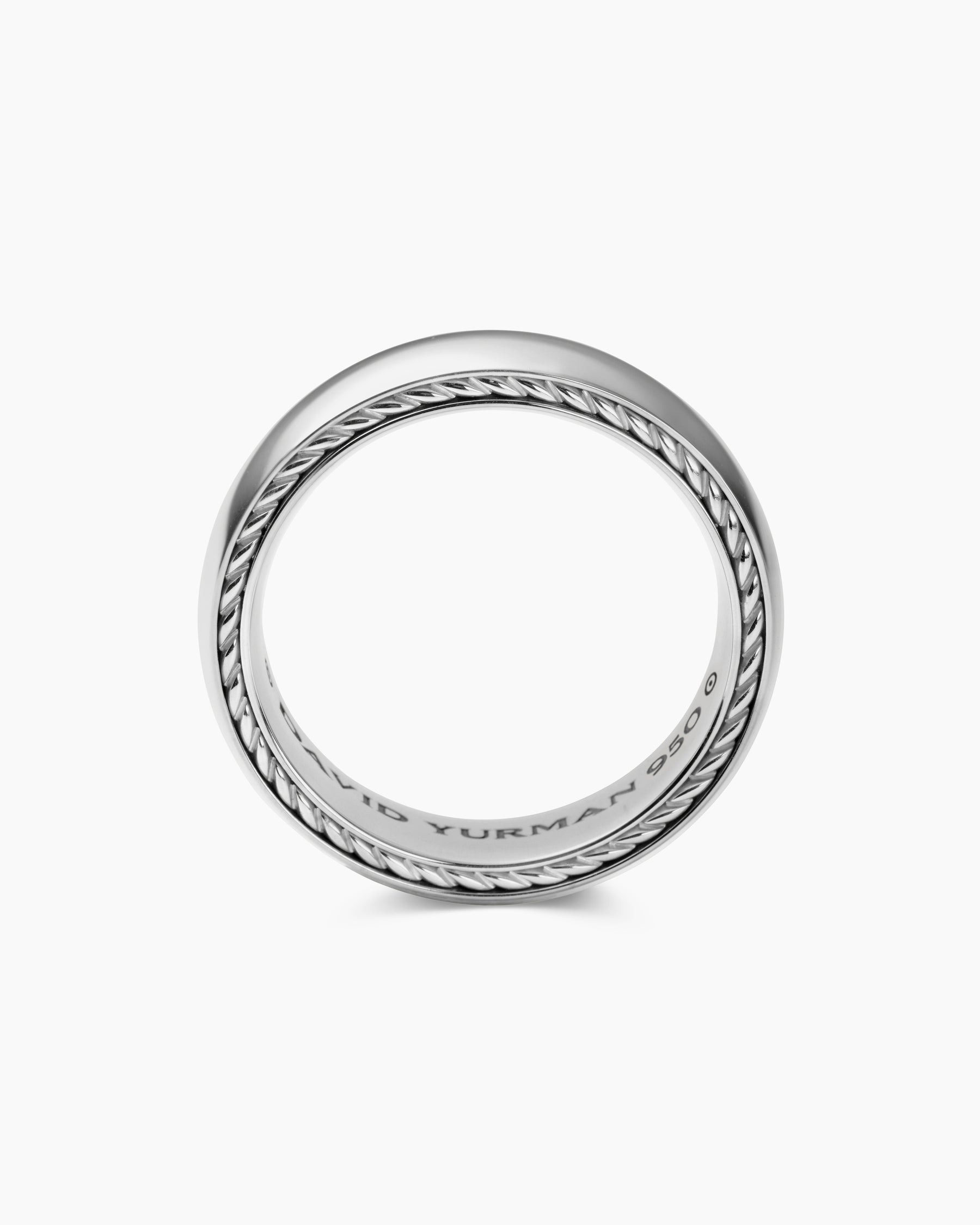 Streamline® Band Ring in Platinum, 6mm
