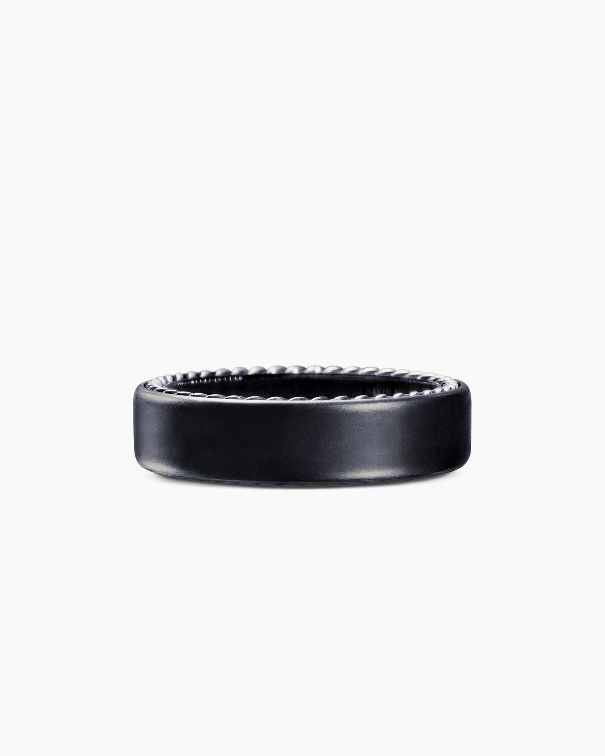 Streamline® Band Ring in Black Titanium, 6mm