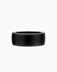Streamline® Band Ring in Black Titanium, 9mm