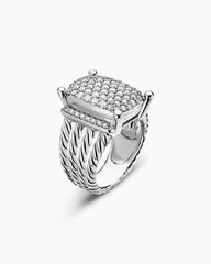 Wheaton® Ring in Sterling Silver with Diamonds, 16.7mm