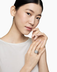 Wheaton® Ring in Sterling Silver with Diamonds, 16.7mm