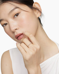 Cable Collectibles® Stack Ring in 18K Rose Gold with Diamonds, 2mm