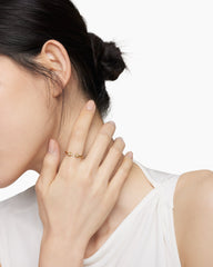 Renaissance® Ring in 18K Yellow Gold with Diamonds, 2.3mm