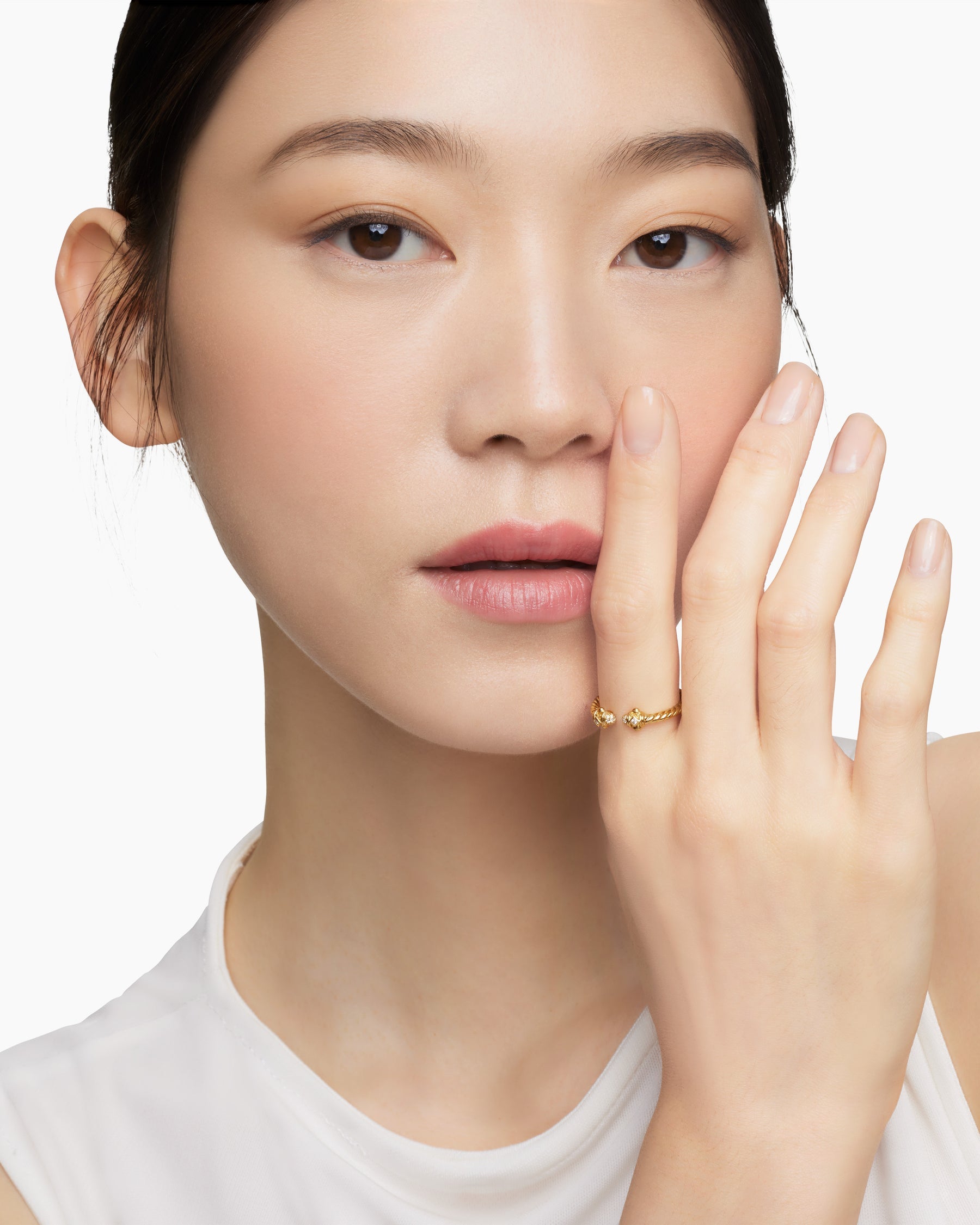 Renaissance® Ring in 18K Yellow Gold with Diamonds, 2.3mm