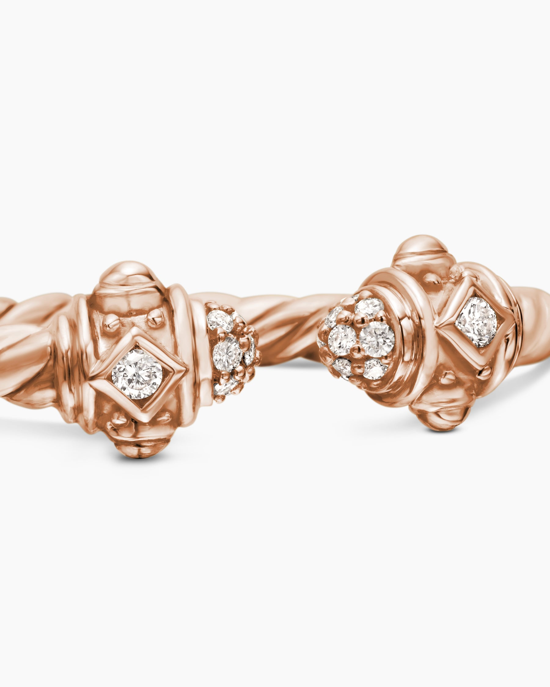 Renaissance® Ring in 18K Rose Gold with Diamonds, 2.3mm