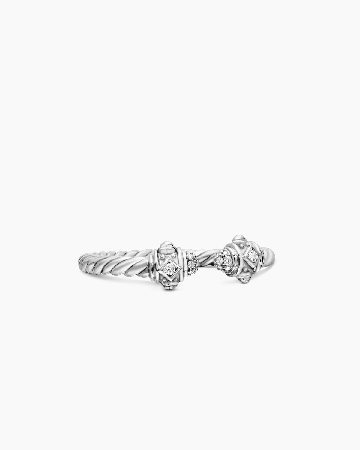 Renaissance® Ring in 18K White Gold with Diamonds, 2.3mm