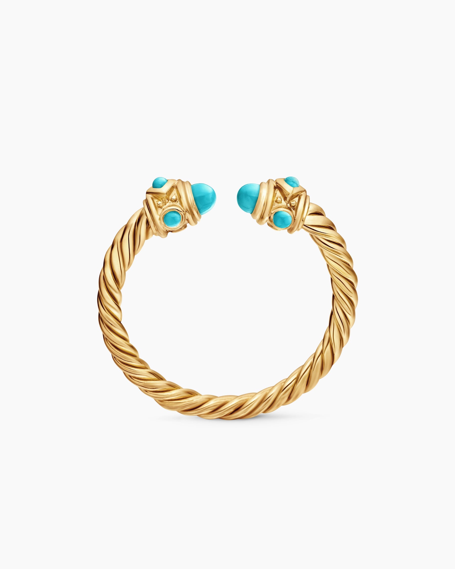 Renaissance® Ring in 18K Yellow Gold with Turquoise, 2.3mm