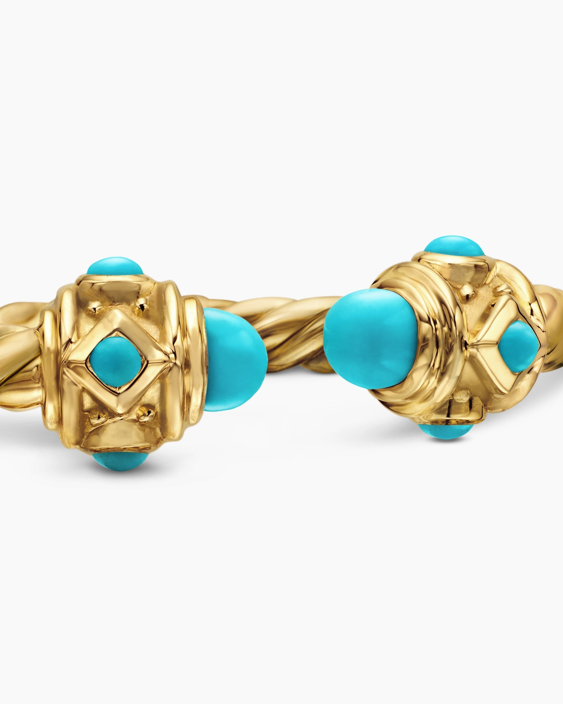 Renaissance® Ring in 18K Yellow Gold with Turquoise, 2.3mm