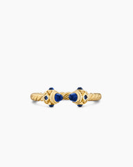 Renaissance® Ring in 18K Yellow Gold with Blue Sapphires, 2.3mm
