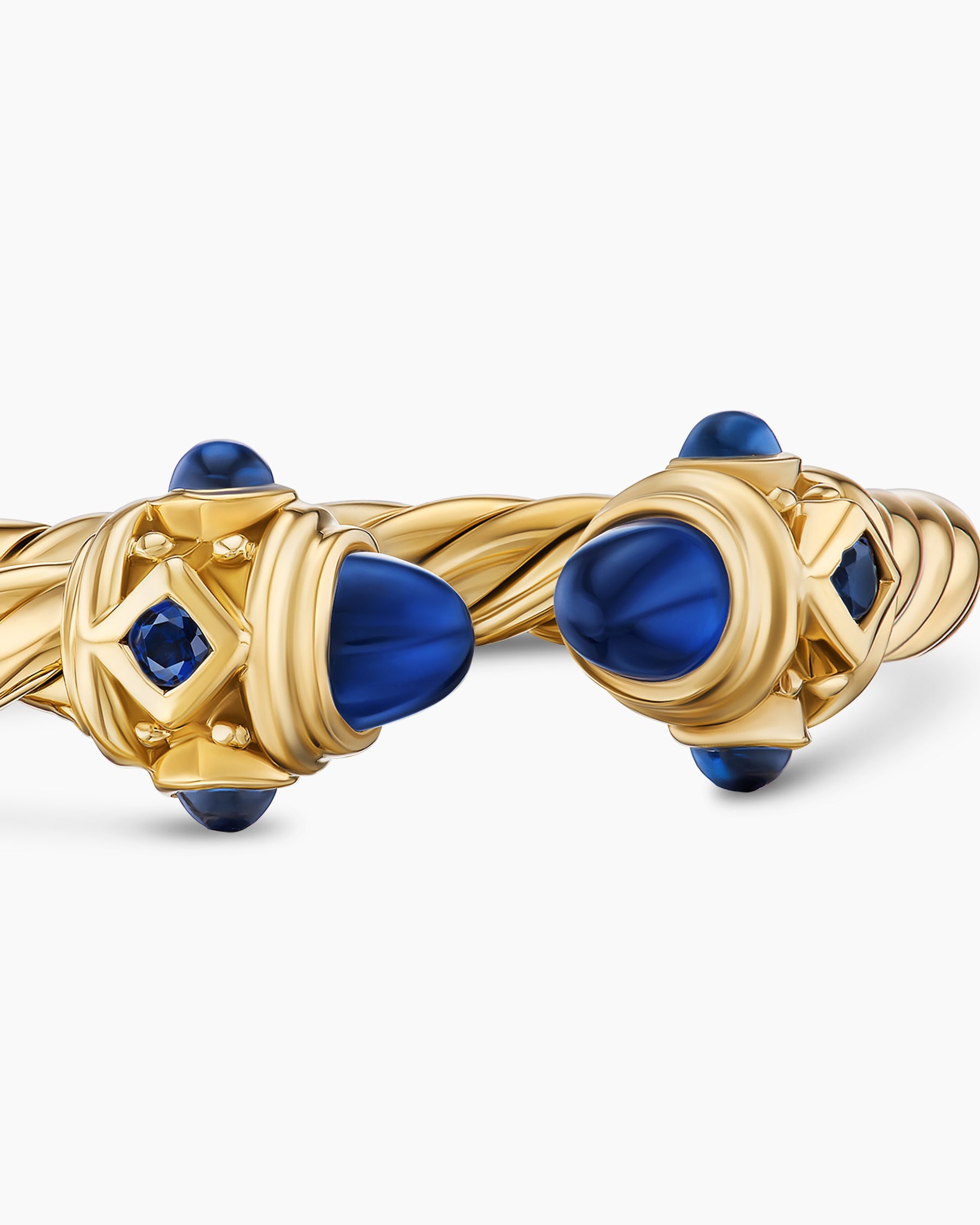 Renaissance® Ring in 18K Yellow Gold with Blue Sapphires, 2.3mm