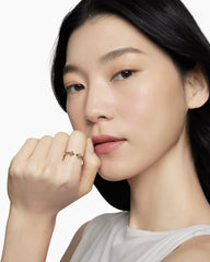 Renaissance® Ring in Sterling Silver with 14K Yellow Gold, Hampton Blue Topaz and Diamonds, 2.3mm