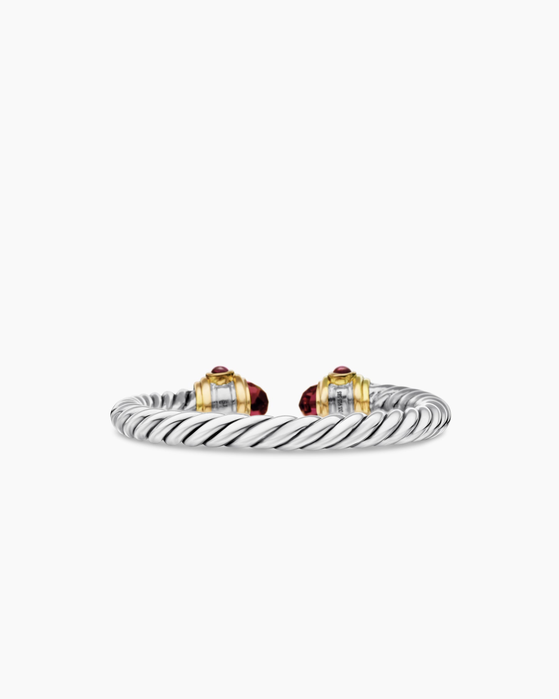 Renaissance® Ring in Sterling Silver with 14K Yellow Gold, Rhodolite Garnet and Diamonds, 2.3mm