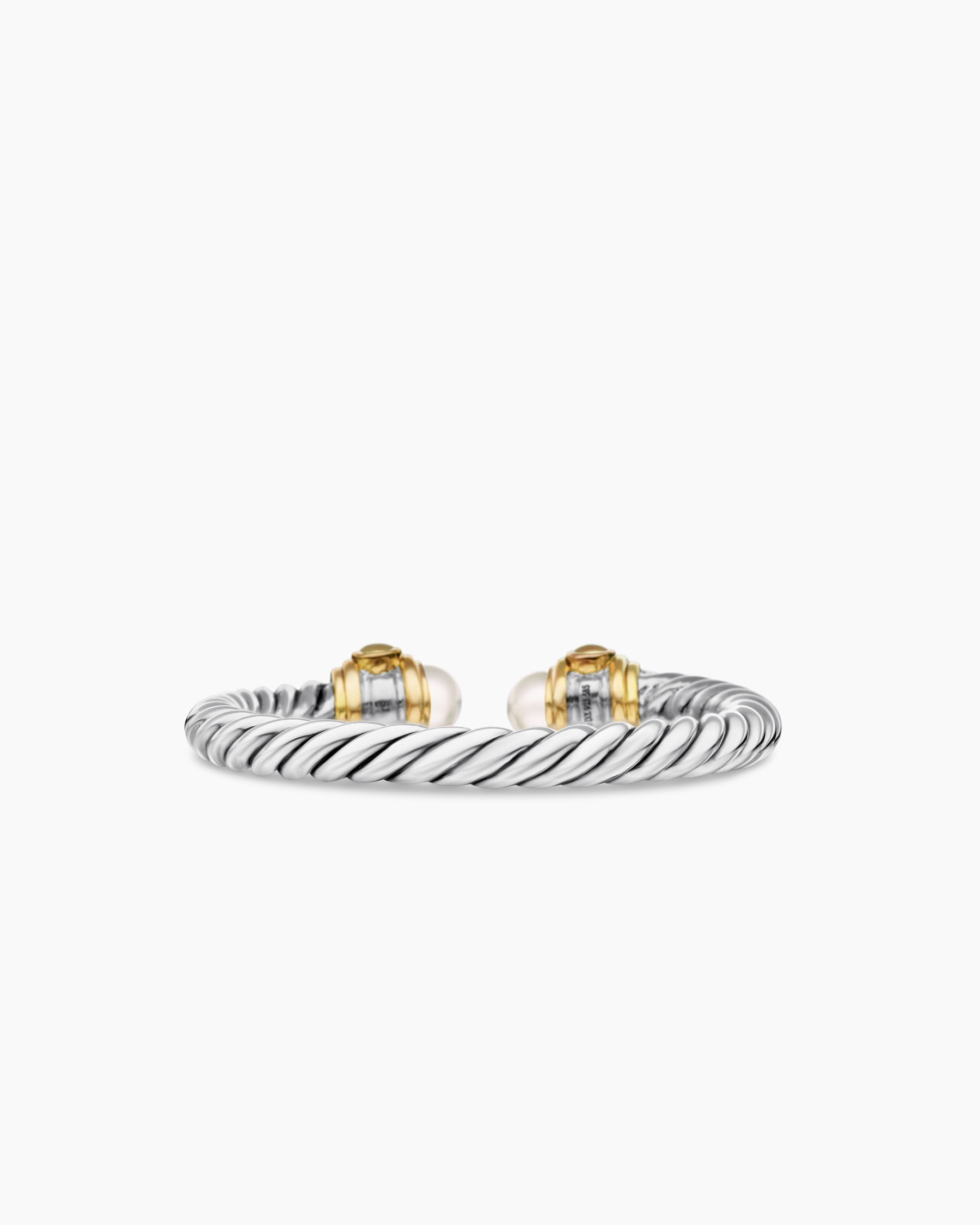 Renaissance® Ring in Sterling Silver with 14K Yellow Gold, Pearls and Diamonds, 2.3mm