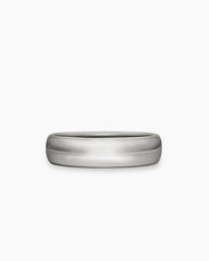 DY Classic Band Ring in 18K White Gold, 6mm