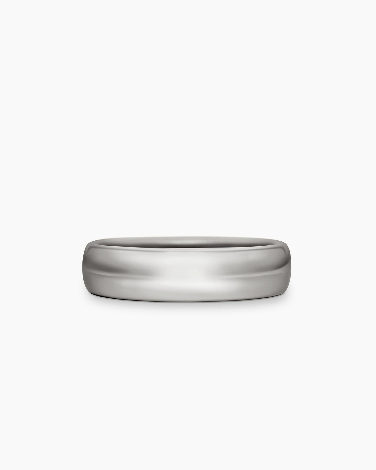 DY Classic Band Ring in 18K White Gold, 6mm