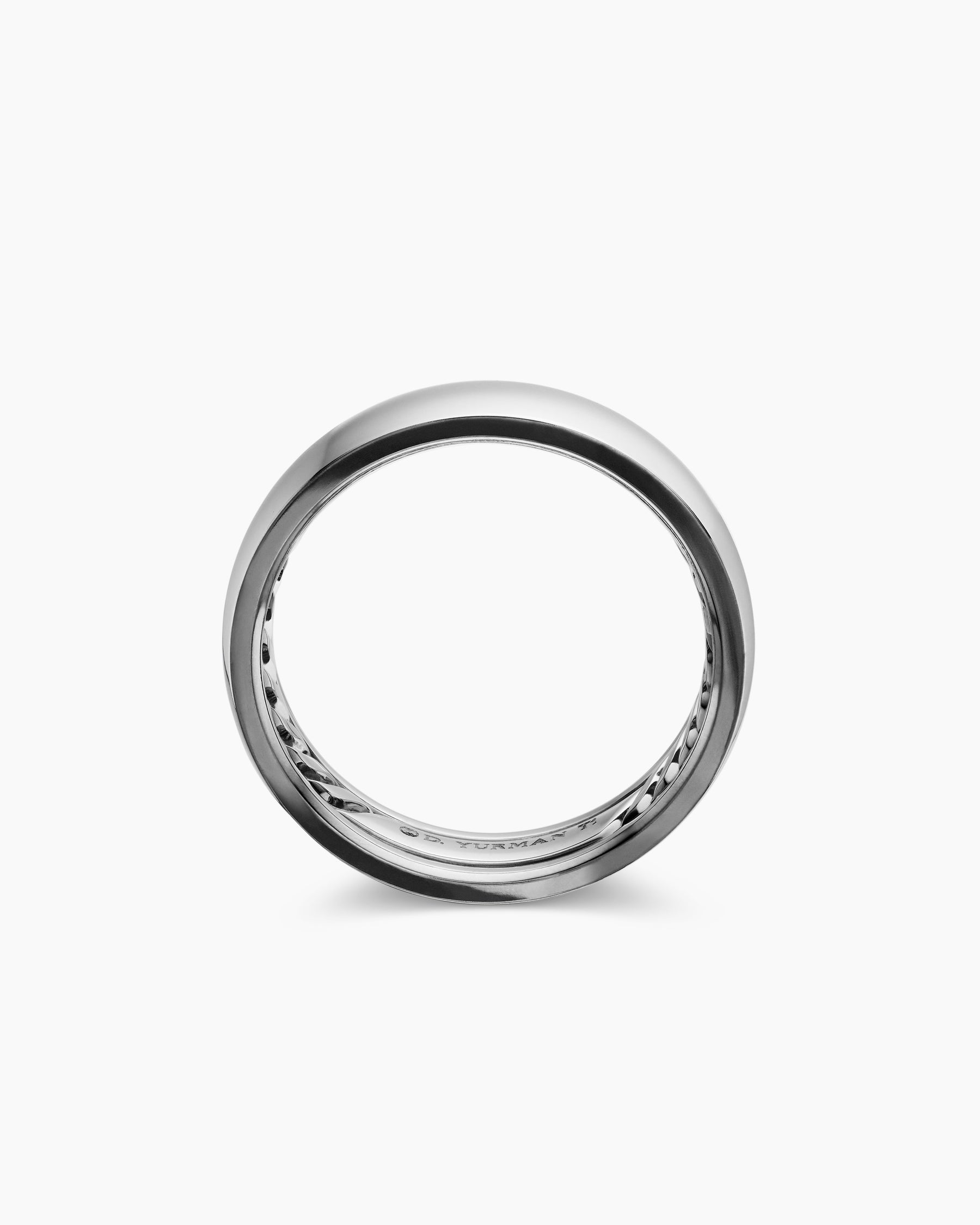 DY Classic Band Ring in Grey Titanium, 6mm