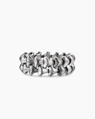 Armory® Two Row Band Ring in Sterling Silver, 9.5mm