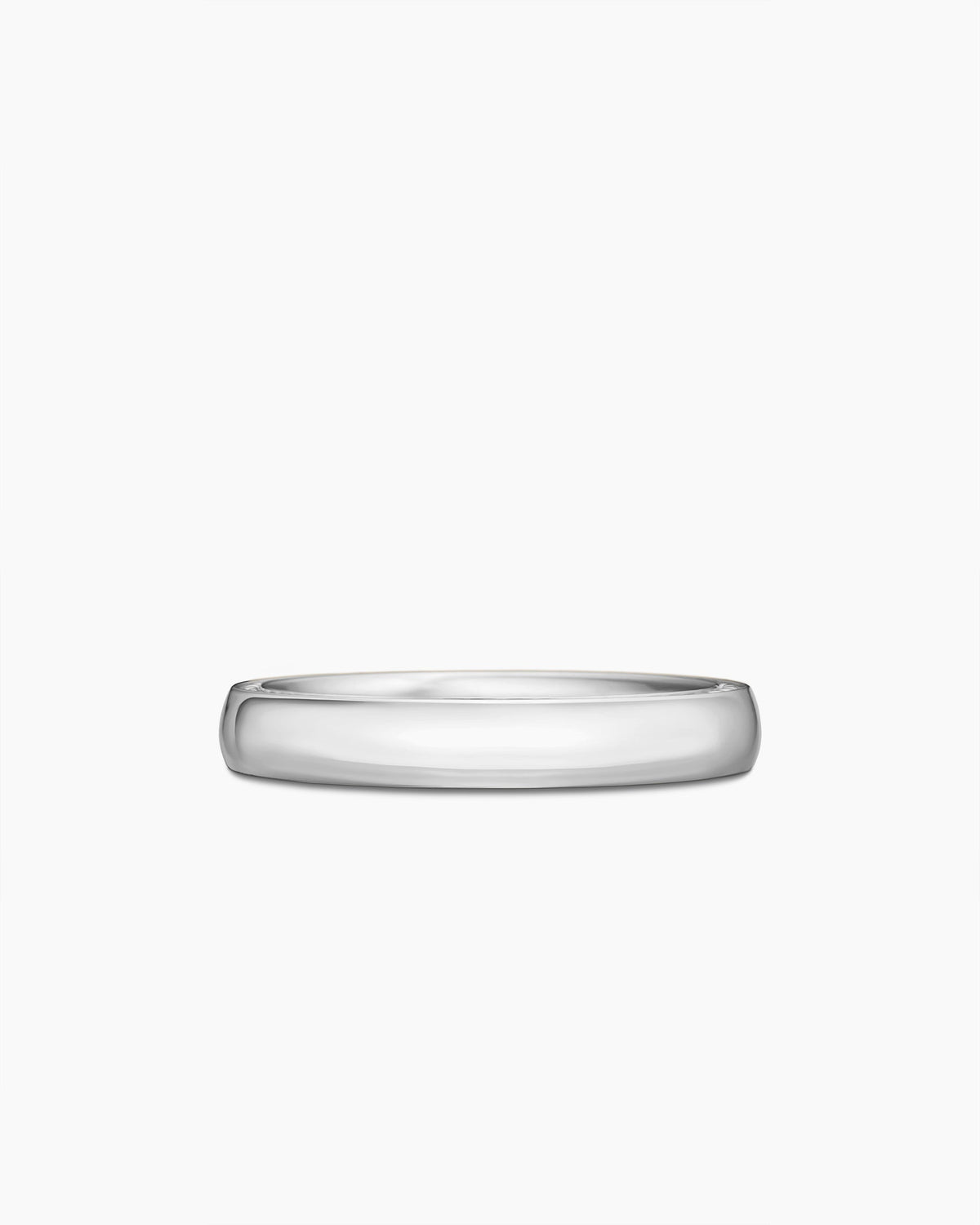 Streamline® Band Ring in 18K White Gold, 4mm