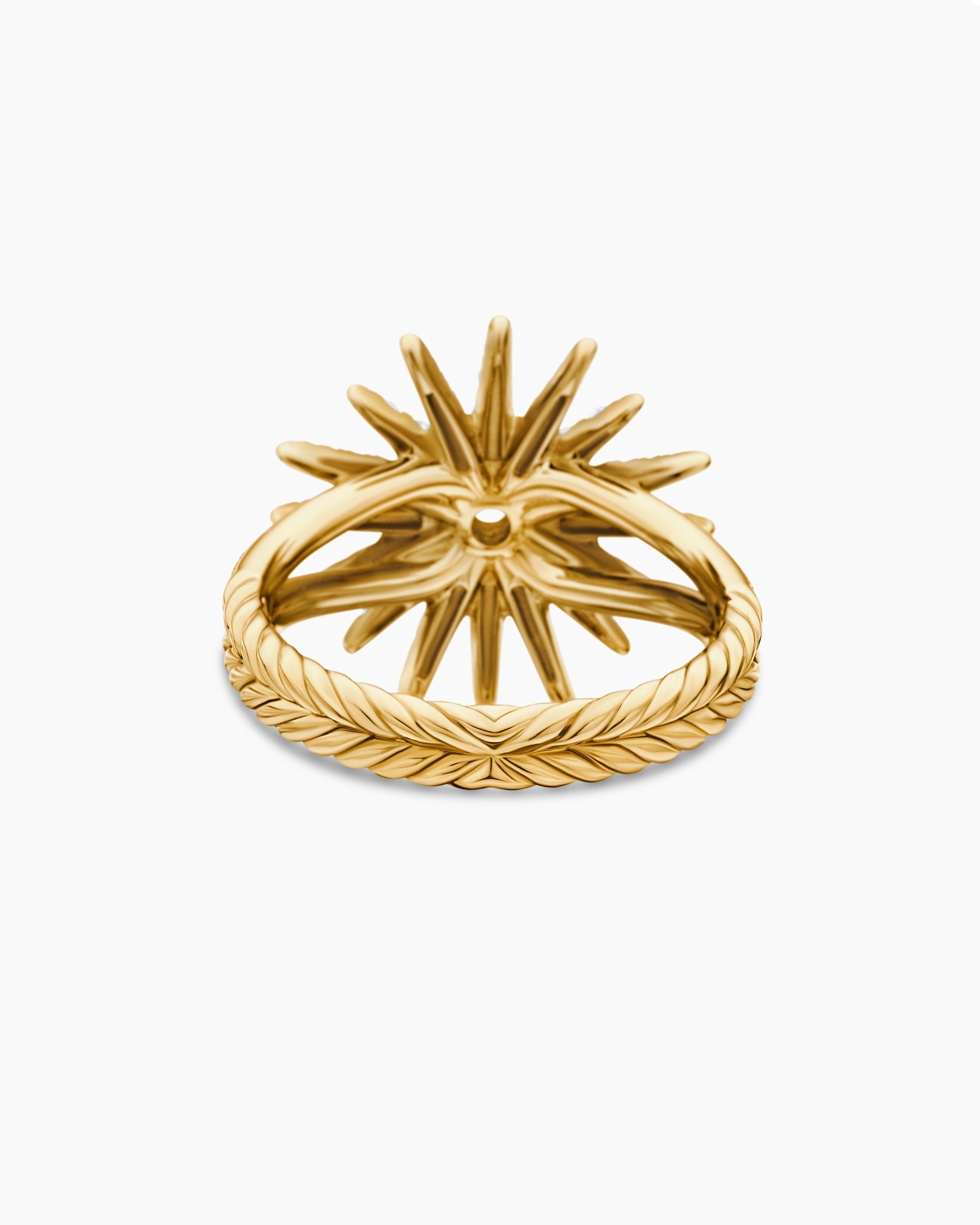Starburst Ring in 18K Yellow Gold with Diamonds, 20mm