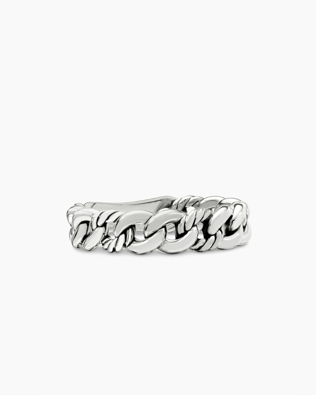 Belmont® Curb Link Band Ring in Sterling Silver, 5mm