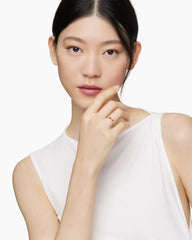 Petite Helena Ring in 18K Yellow Gold with Rubies and Diamonds, 2.5mm