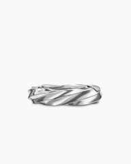 Cable Edge® Band Ring in Sterling Silver, 5mm