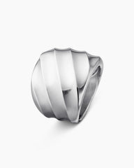 Cable Edge® Saddle Ring in Sterling Silver, 18.8mm