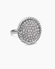 DY Elements® Ring in Sterling Silver with Diamonds, 21.2mm
