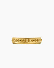 Pyramid Band Ring in 18K Yellow Gold, 4mm